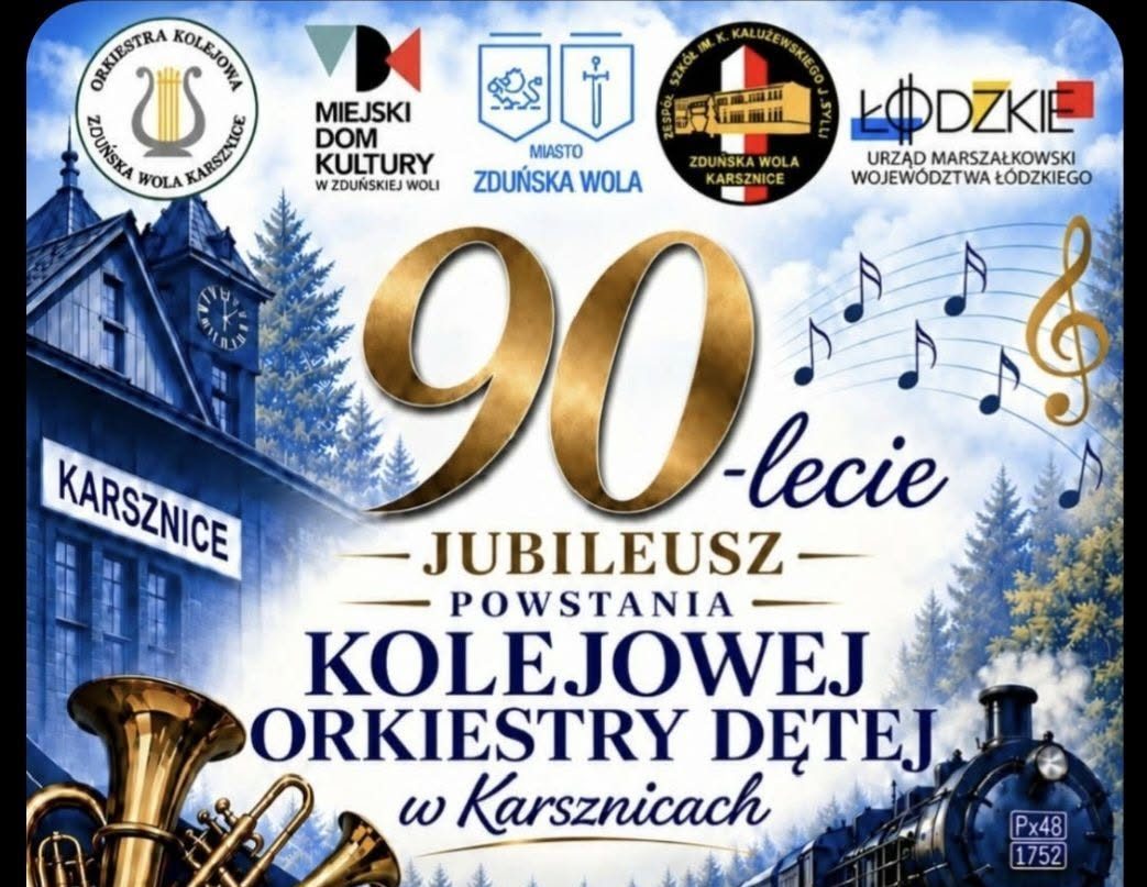 Koncert na 90-lecie orkiestry dętej o tradycjach kolejowych