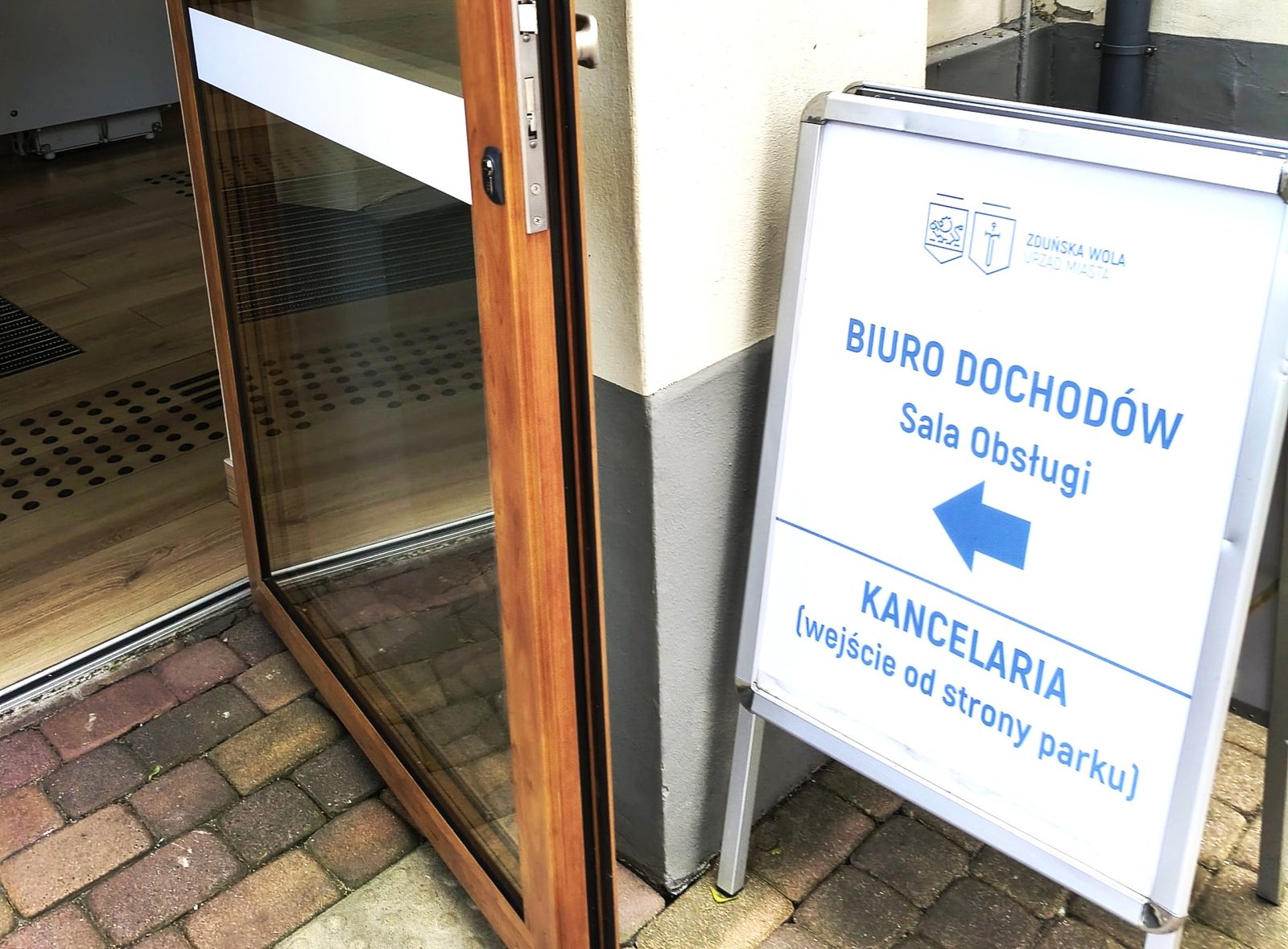 Biuro dochodów działa w budynku nr 2
