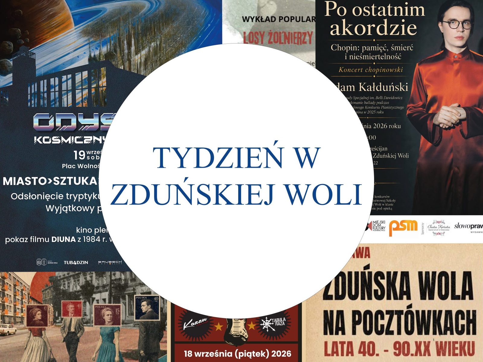 Kulturalny tydzień w Zduńskiej Woli. Wystawa, wykład, koncert i kino