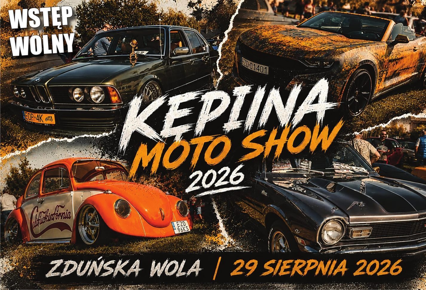 Kępina Moto Show. Zlot MOTOEZD, pokazy służb i koncert Mariki