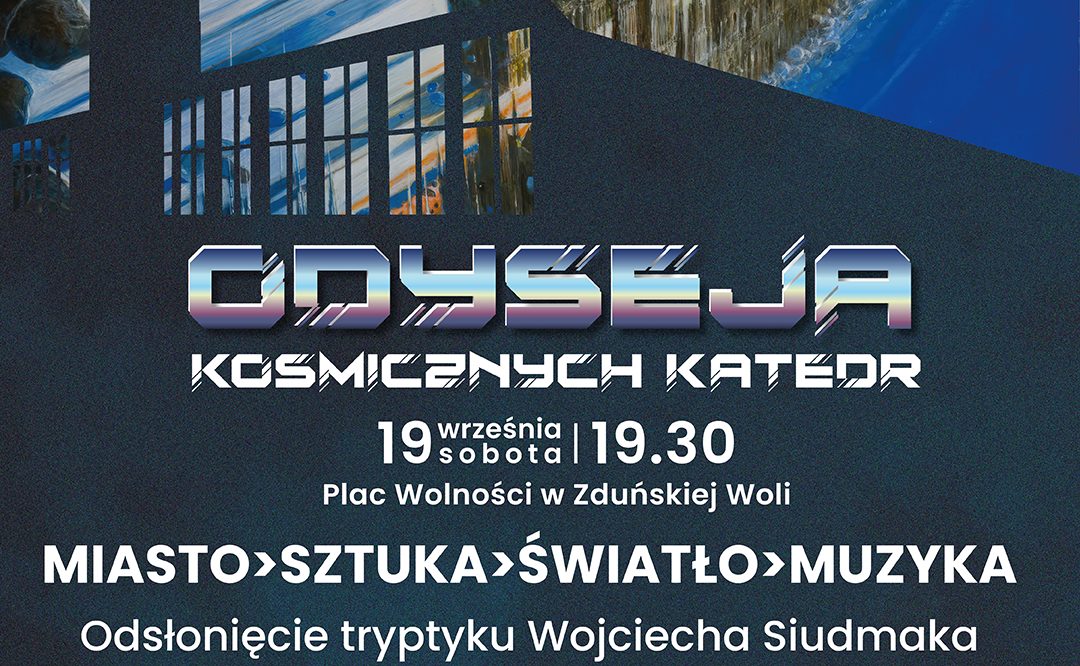Tryptyk Wojciecha Siudmaka, lasery i „Diuna” na Placu Wolności